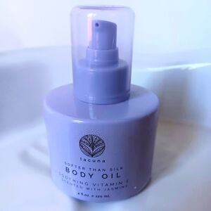 Lacuna Body Oil Softer Than Silk  Jasmine Scented New 4 fl. Oz.